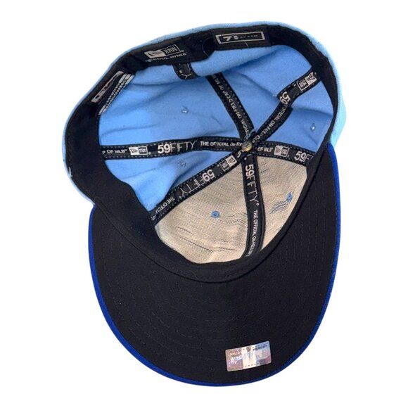 New Era Cool Base Retro Kansas City Royals Blue Baseball Cap 7 5/8 MLB Authentic - Picture 11 of 12